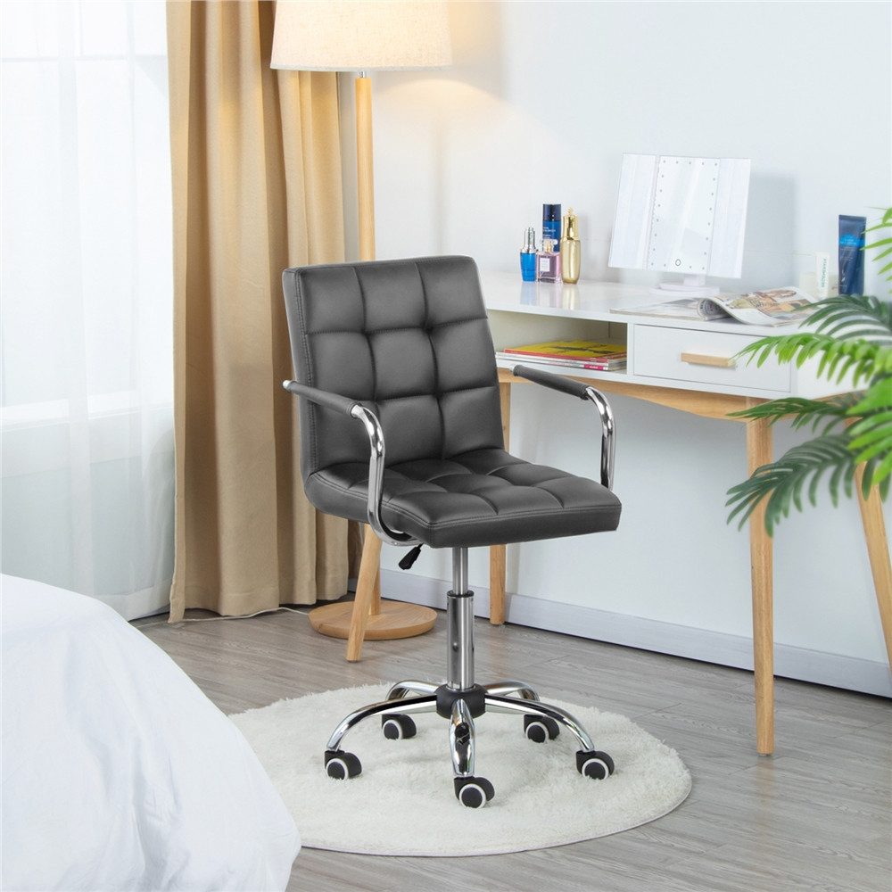 Yaheetech Drehstuhl höhenverstellbar Chefsessel, ergonomischer Bürostuhl auf Rädern