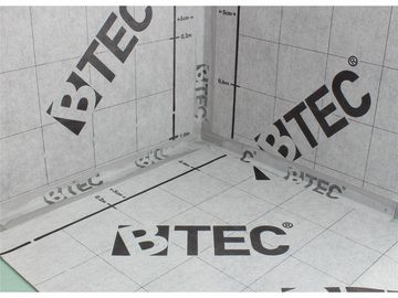 BTEC Wannenabdichtband Abdichtungsbahn Entkopplungsmatte BTEC 1000 mm breit lfd. Meter