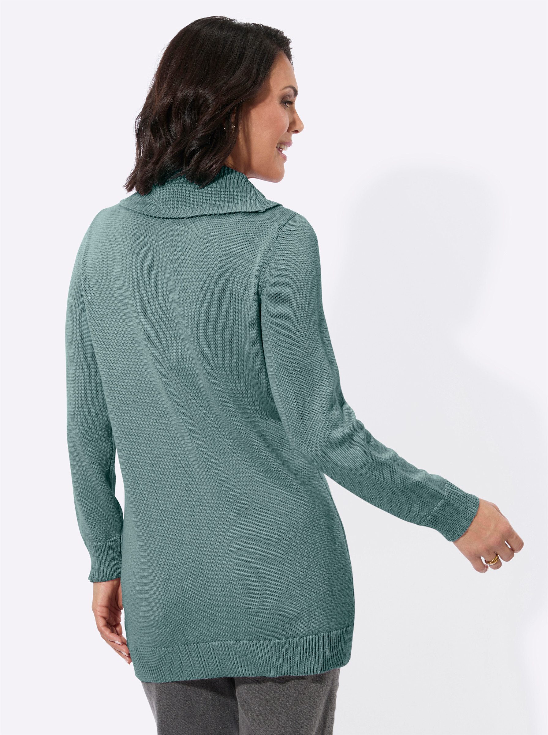 Witt Strickpullover Longpullover Langarm