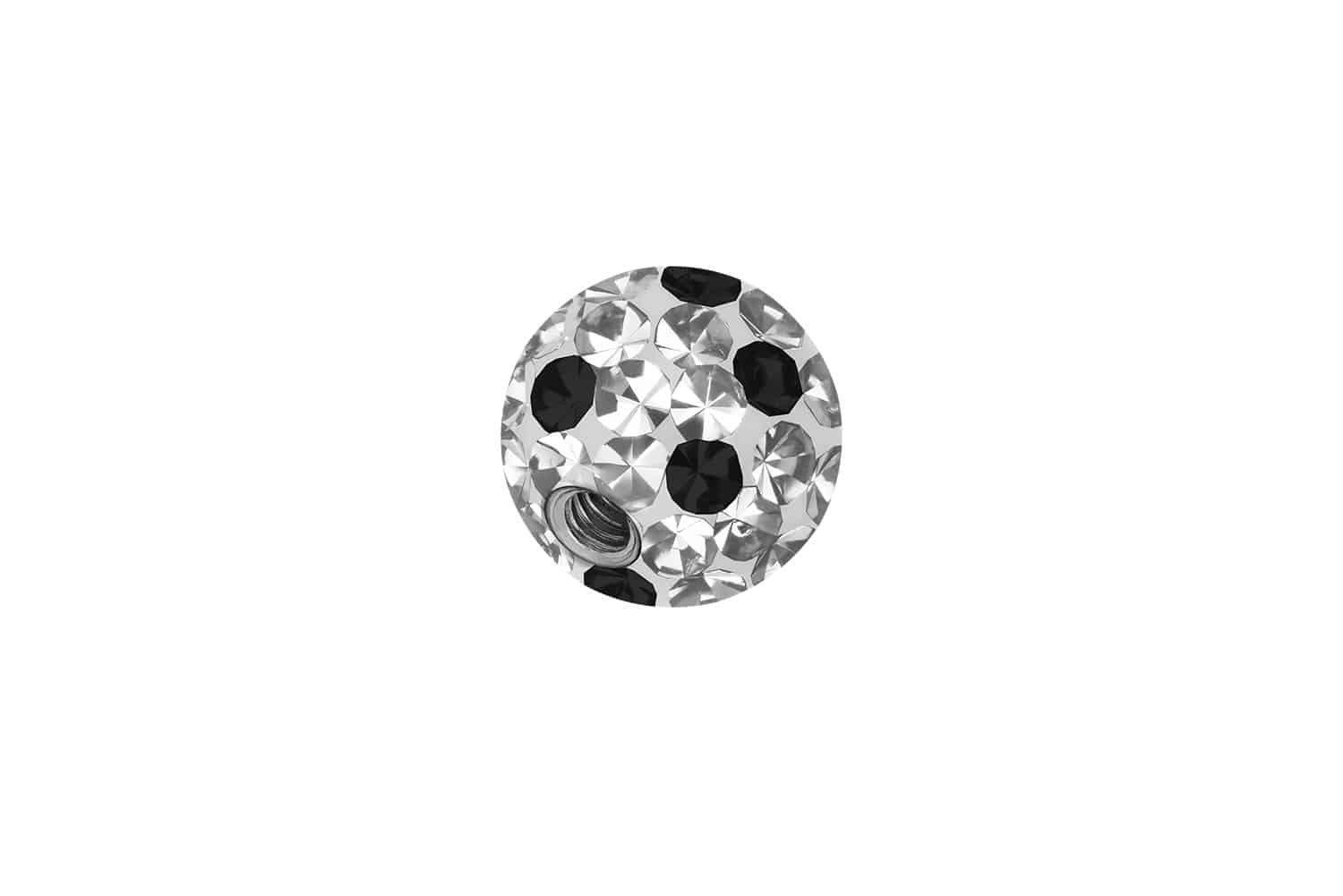 PIERCINGLINE Piercing-Set Chirurgenstahl Schraubkugel EPOXY (Schraub-Aufsätze, 1-tlg)