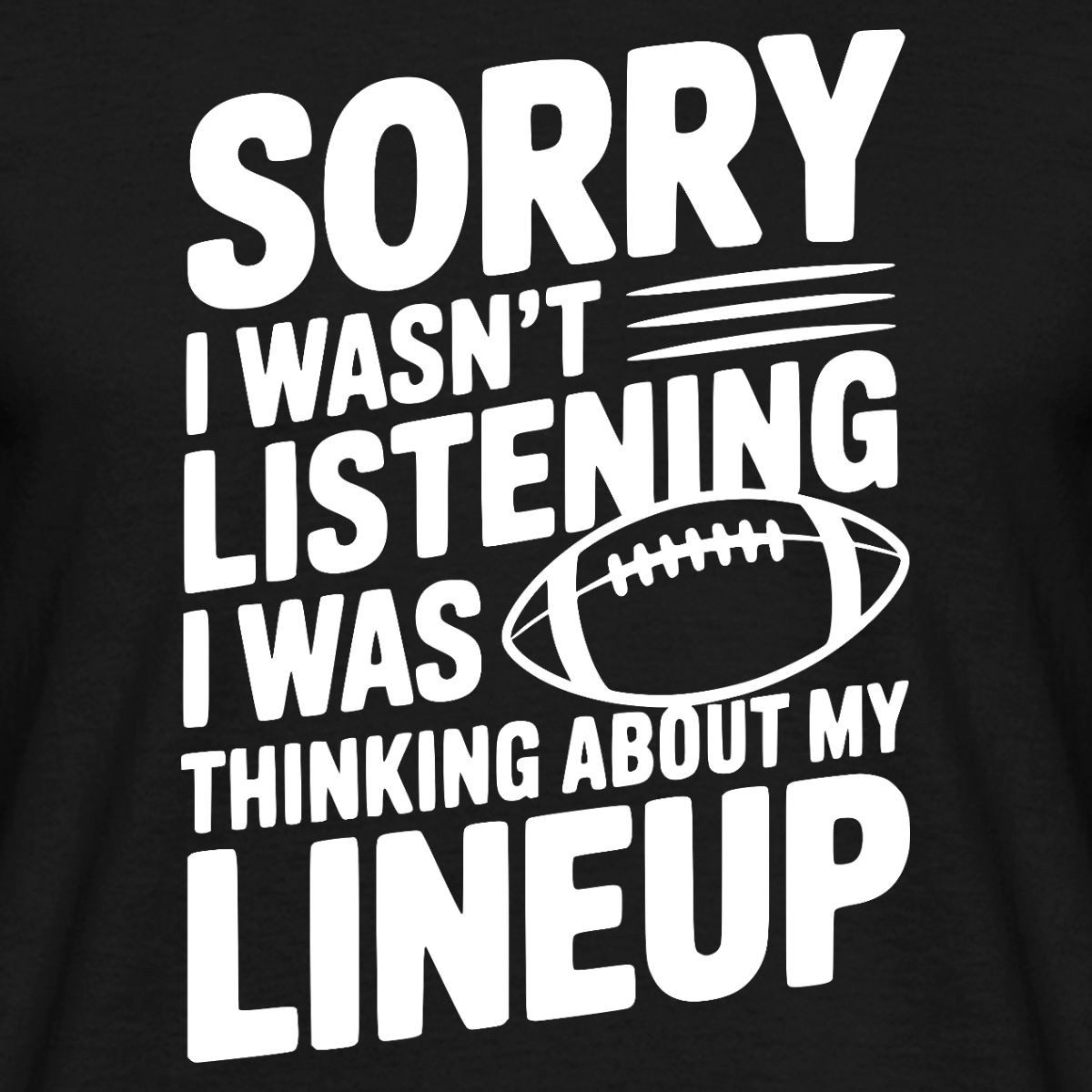 Spreadshirt T-Shirt Fantasy Football Thinking About Lineup Taktik Männer T-Shirt (1-tlg)