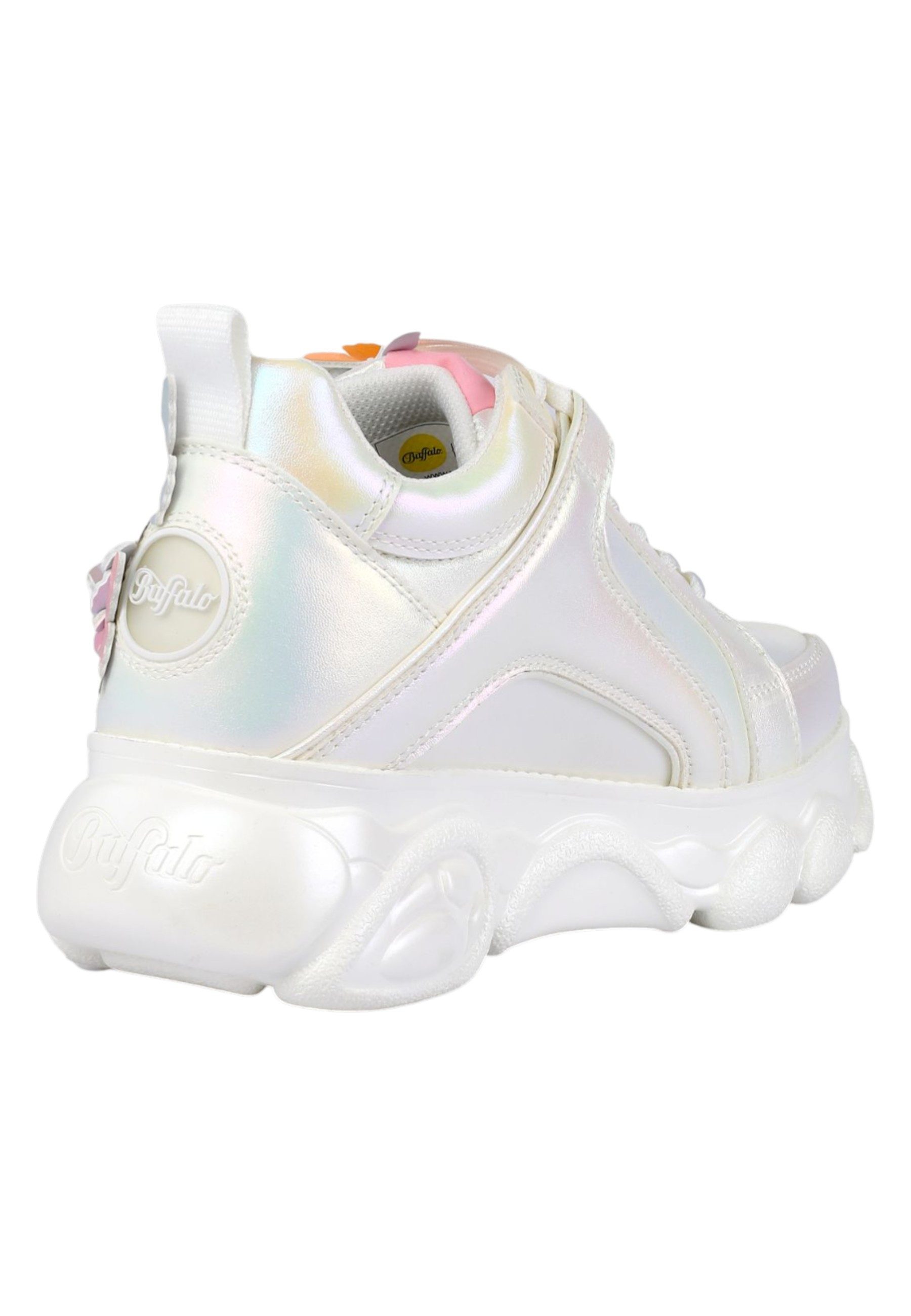 Buffalo 1636689 CLD Corin Butterfly White Pink Sneaker – Bild 5 von 5
