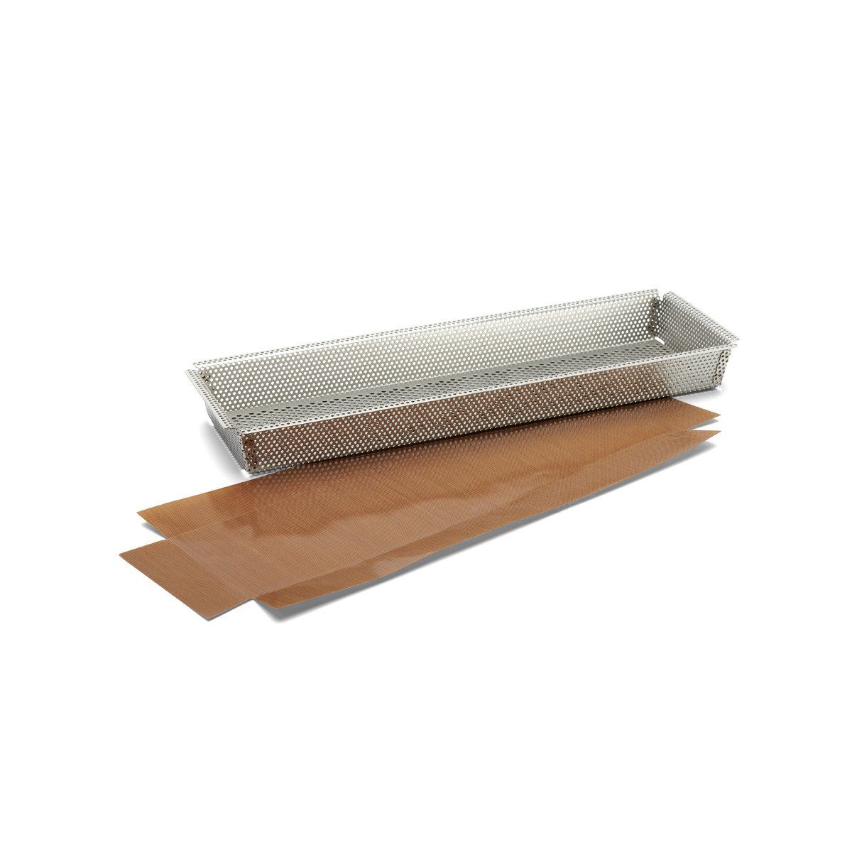 de Buyer Springform Air-System, Tortenform 35x10,5 cm mit Backtrennfolie - Edelstahl gelocht