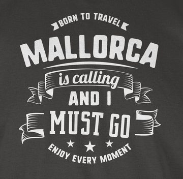 Shirtracer T-Shirt Mallorca is calling and I must go Weiß Länder Wappen