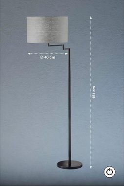 FISCHER & HONSEL Stehlampe Rota, Ein-/Ausschalter, ohne Leuchtmittel
