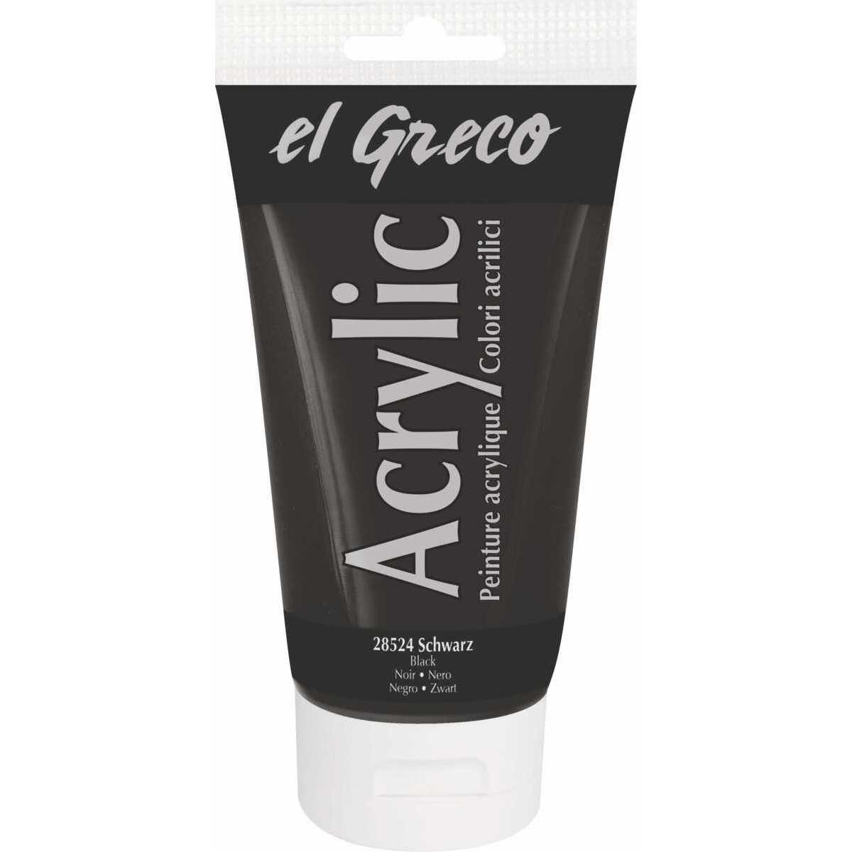 C. KREUL Acrylfarbe KREUL Acrylfarbe eL Greco schwarz 150ml Tube