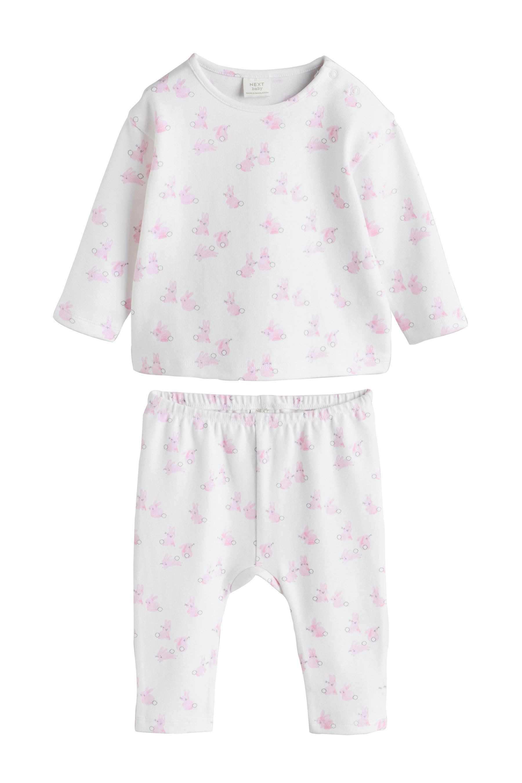 Langarmshirt & Leggings Baby-Set mit Langärmeligem T-Shirt und Leggings