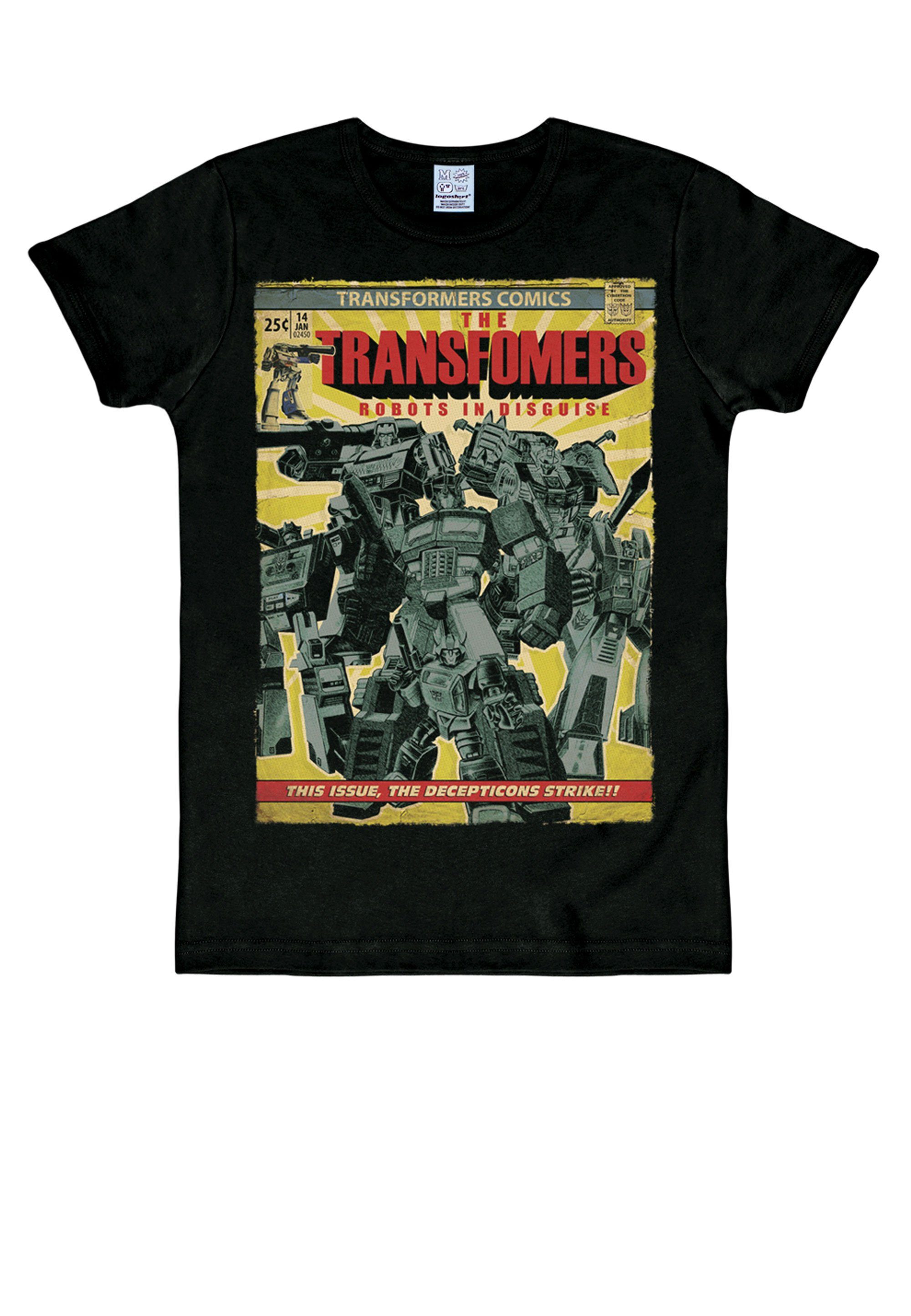 LOGOSHIRT T-Shirt Transformers - Robots In Disguise mit großem Transformers-Frontprint – Bild 3 von 5