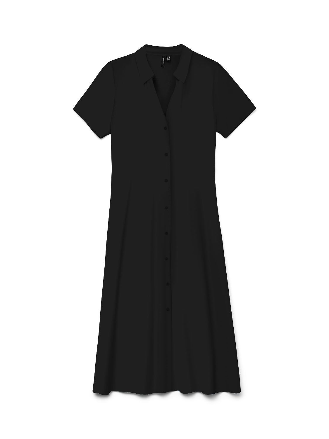 Vero Moda Blusenkleid VMJOSIE S/S CALF SHIRT DRESS WVN GA Viskosemischung, regular fit