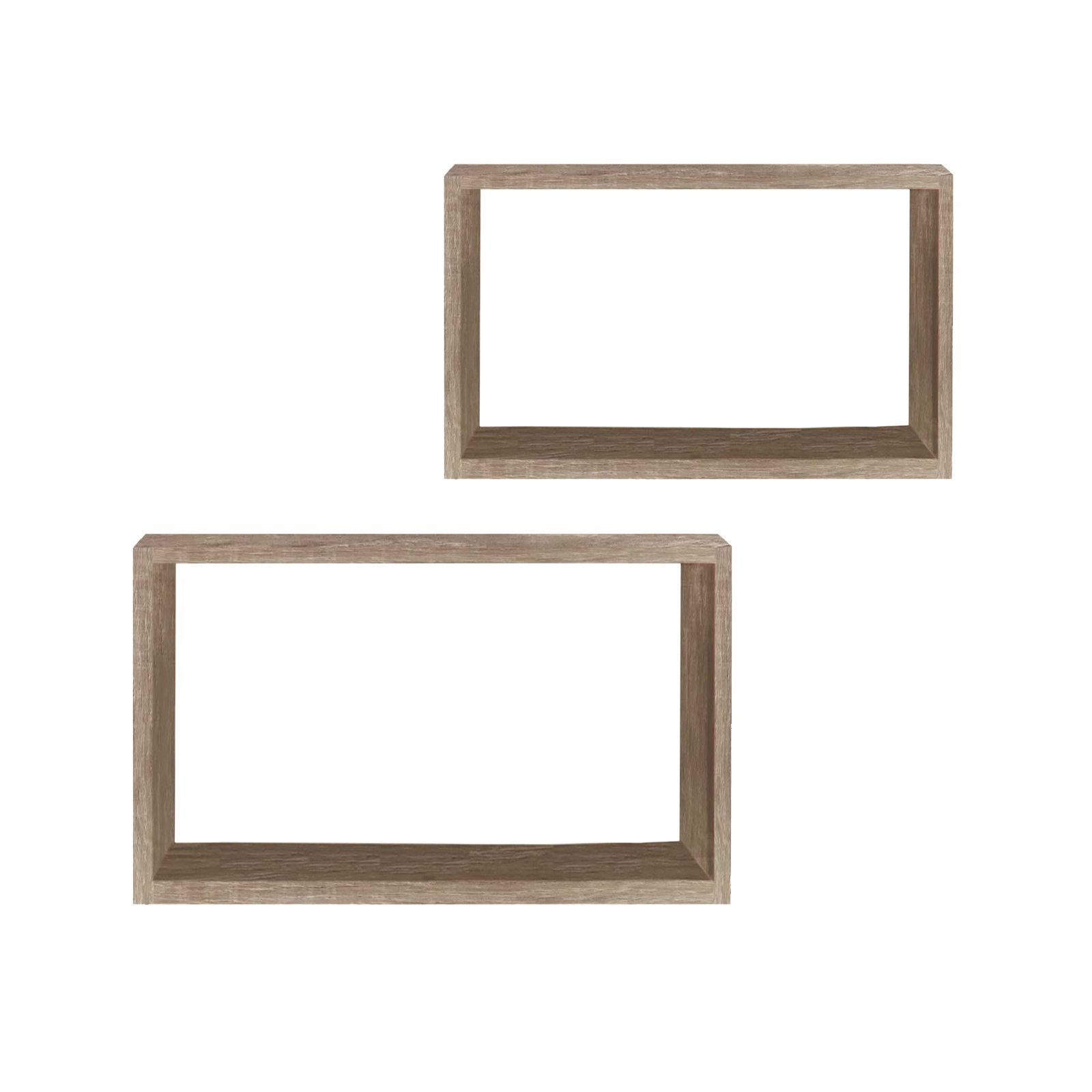 HTI-Line Wandregal Wandregal Altona 908a 2er-Set, Set 2-tlg., Schweberegal günstig online kaufen