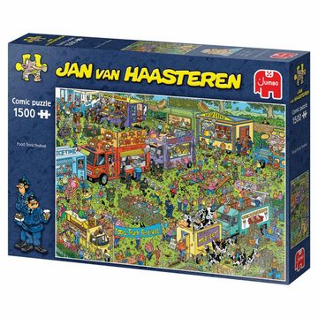 Jumbo Spiele Puzzle Jan van Haasteren Food Truck Festival 1500 Teile, 1500 Puzzleteile