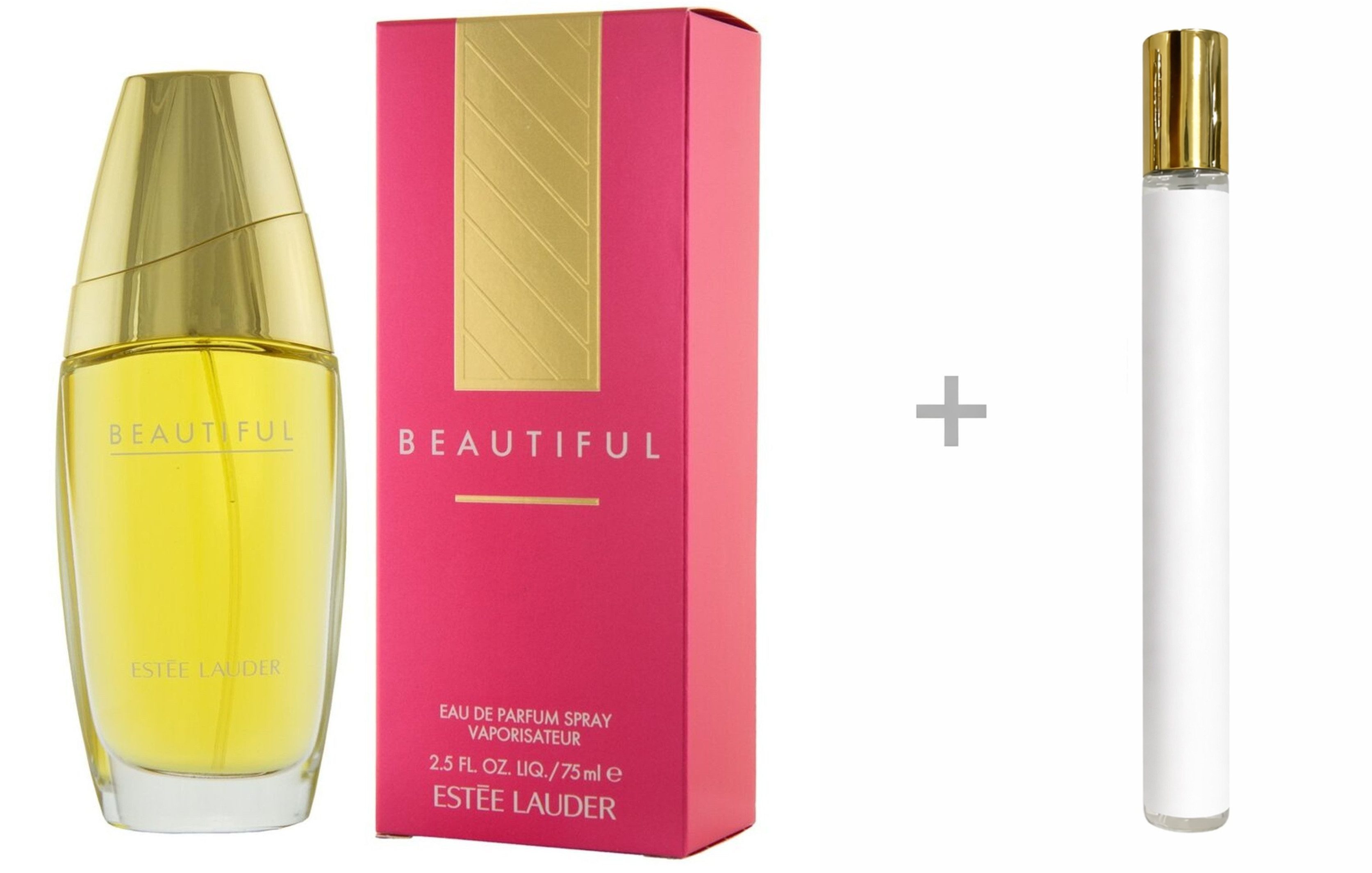 ESTÉE LAUDER Duft-Set Beautiful Eau de Parfum (EDP) Damen Spray, Blumig-warmer Duft mit Rose, Jasmin, Sandelholz und Amber