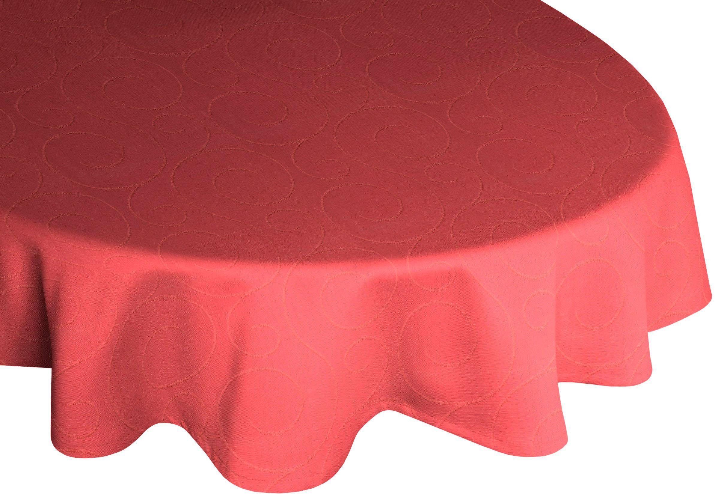 Wirth Tischdecke Neufahrn, oval rot | Tischdecken