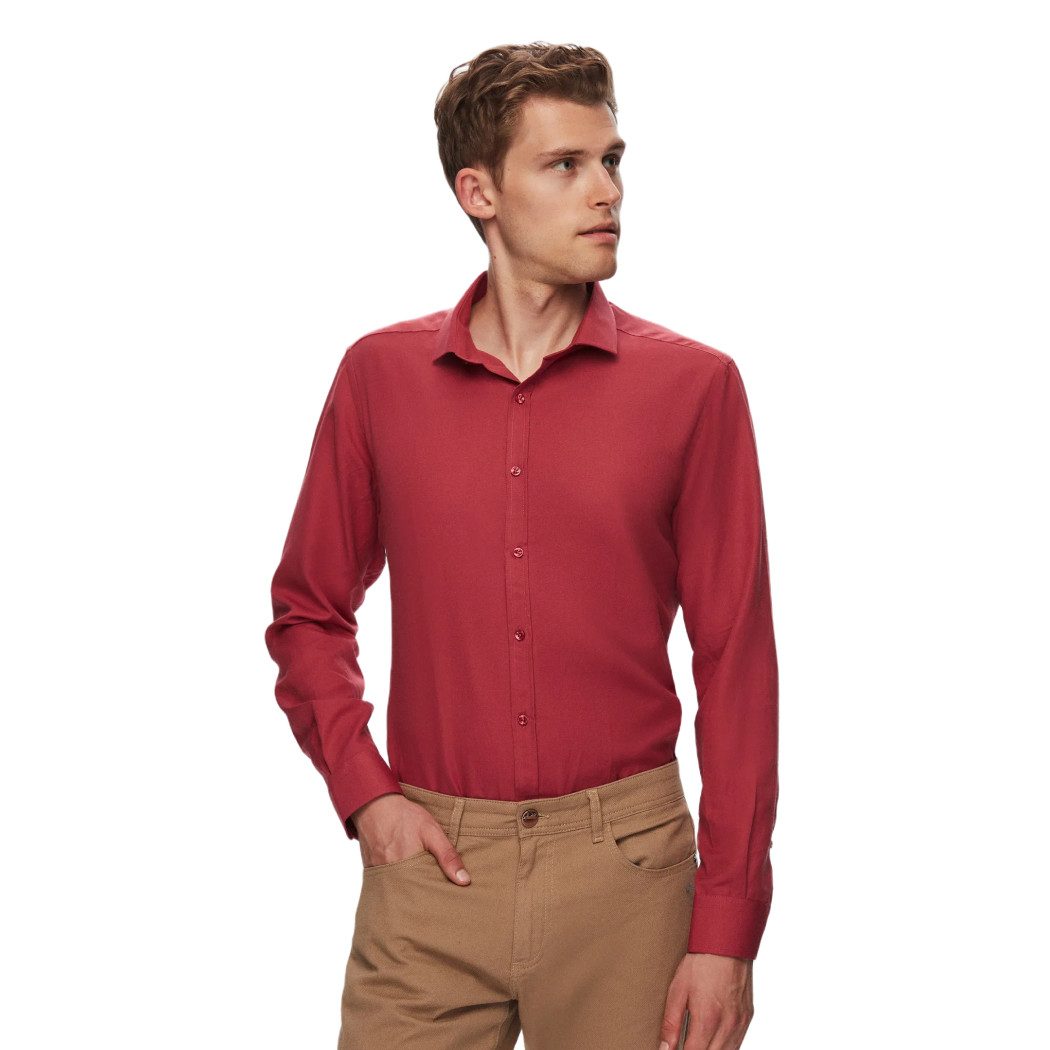 D'S DAMAT Langarmhemd Twn Slim Fit günstig online kaufen