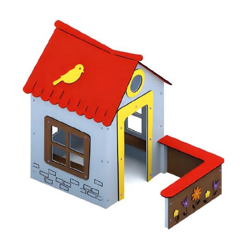 Xlmoebel Gartenhaus Abenteuerspielplatz mit verschiedenen Spielgeräten für Kinder, (Spielplatz), Hergestellt in Europa