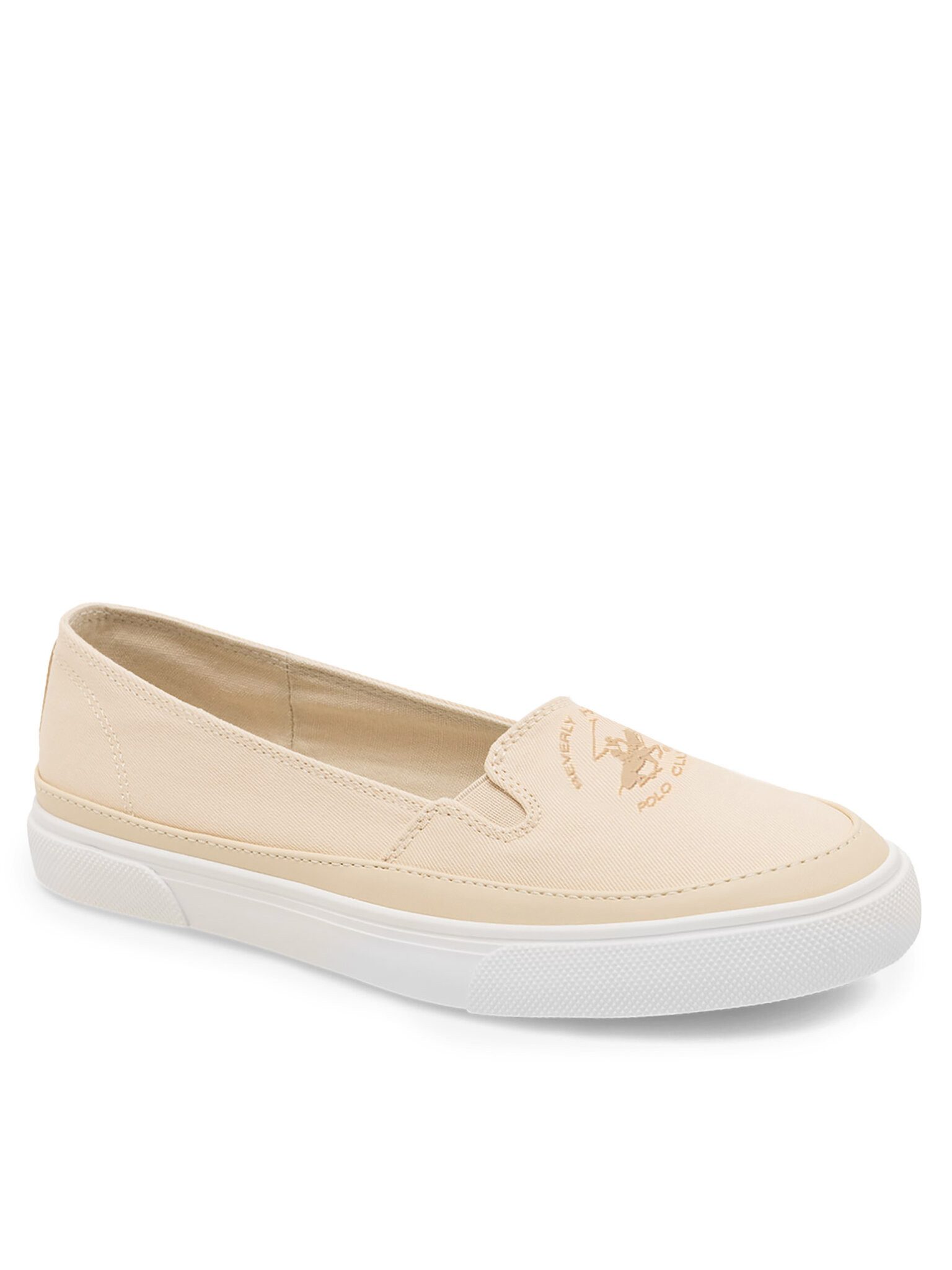 Beverly Hills Polo Club Sneakers aus Stoff Damen W-24MVS5023 Beige Sneaker