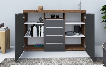 borchardt Möbel Highboard Durban, Breite 139 cm