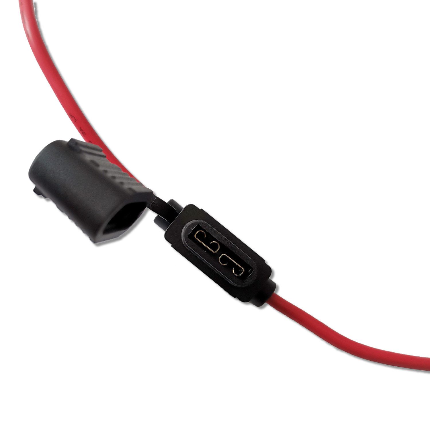 Impulse Innovation Flachstecksicherungshalter Sicherungshalter KFZ Flachstecksicherungen, 32V, 40A, AWG10, 34cm