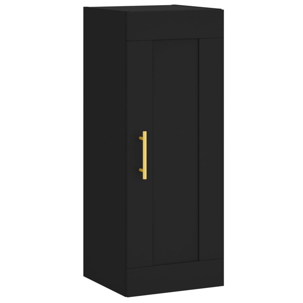vidaXL Hängeschrank Wandschrank Schwarz 34,5x34x90 cm günstig online kaufen