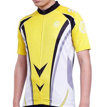 MidGard Radtrikot e-Bike Funktions-Fahrradtrikot, kurzarm, atmungsaktiv Gelb Gr. M