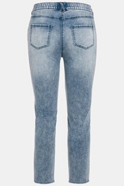 Ulla Popken Regular-fit-Jeans Jeans Sarah offener Saum schmales Bein High Waist