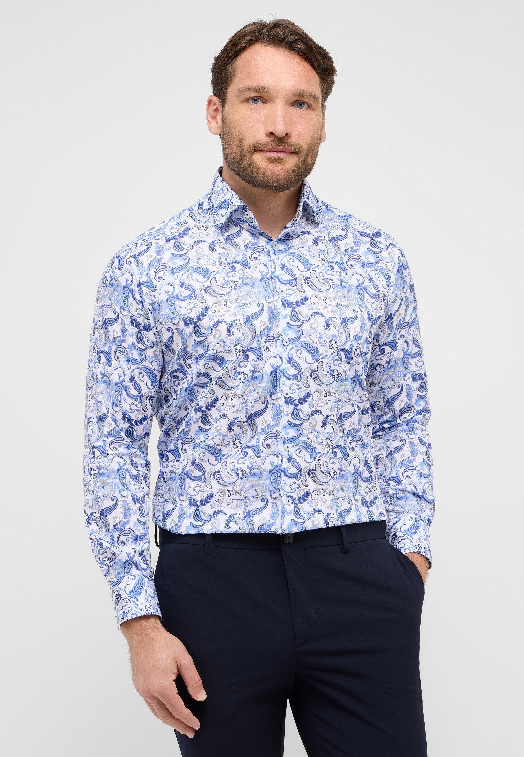 Eterna Langarmhemd COMFORT FIT NON IRON günstig online kaufen