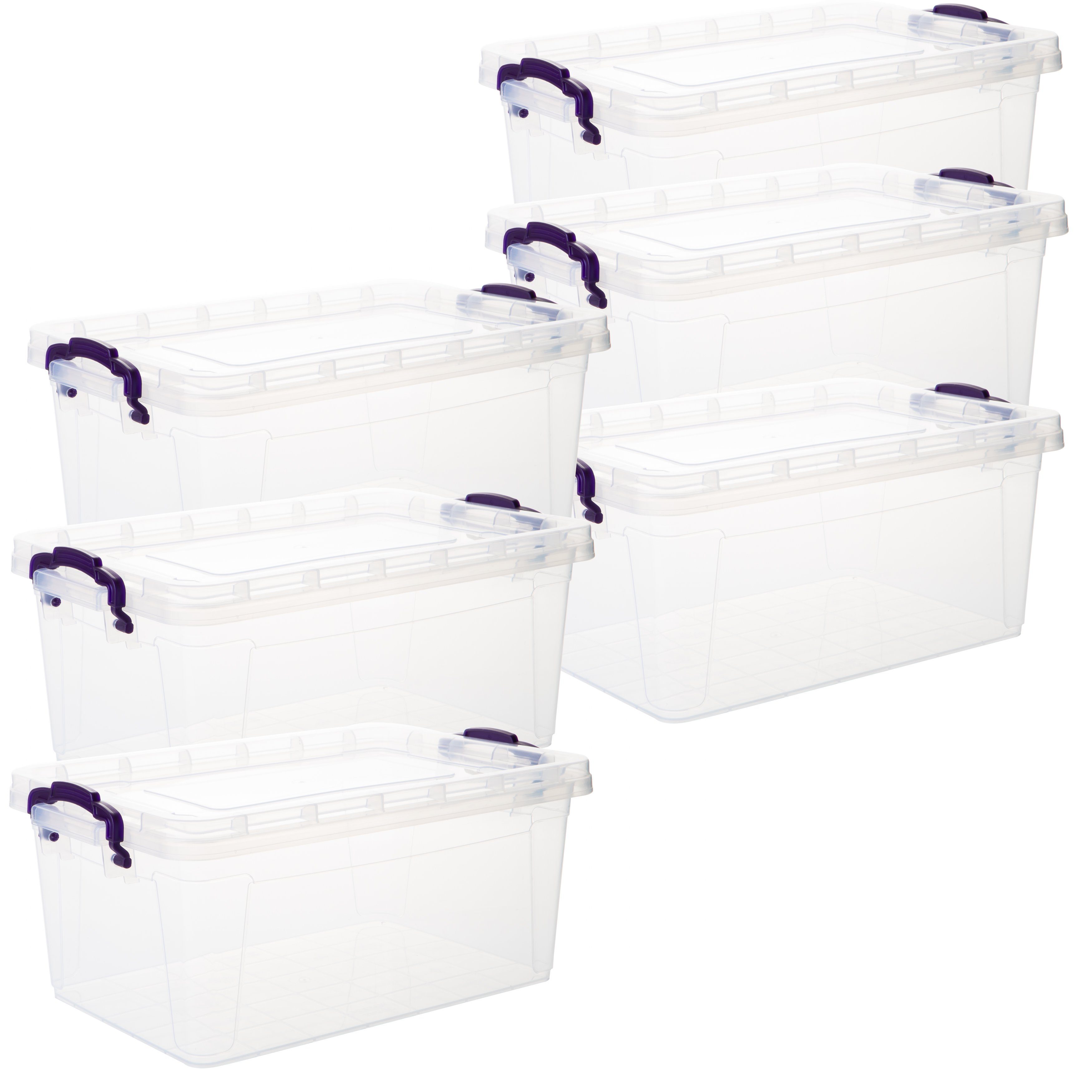 Centi Allzweckkiste Aufbewahrungsboxen, Transparent Plastikbox mit günstig online kaufen
