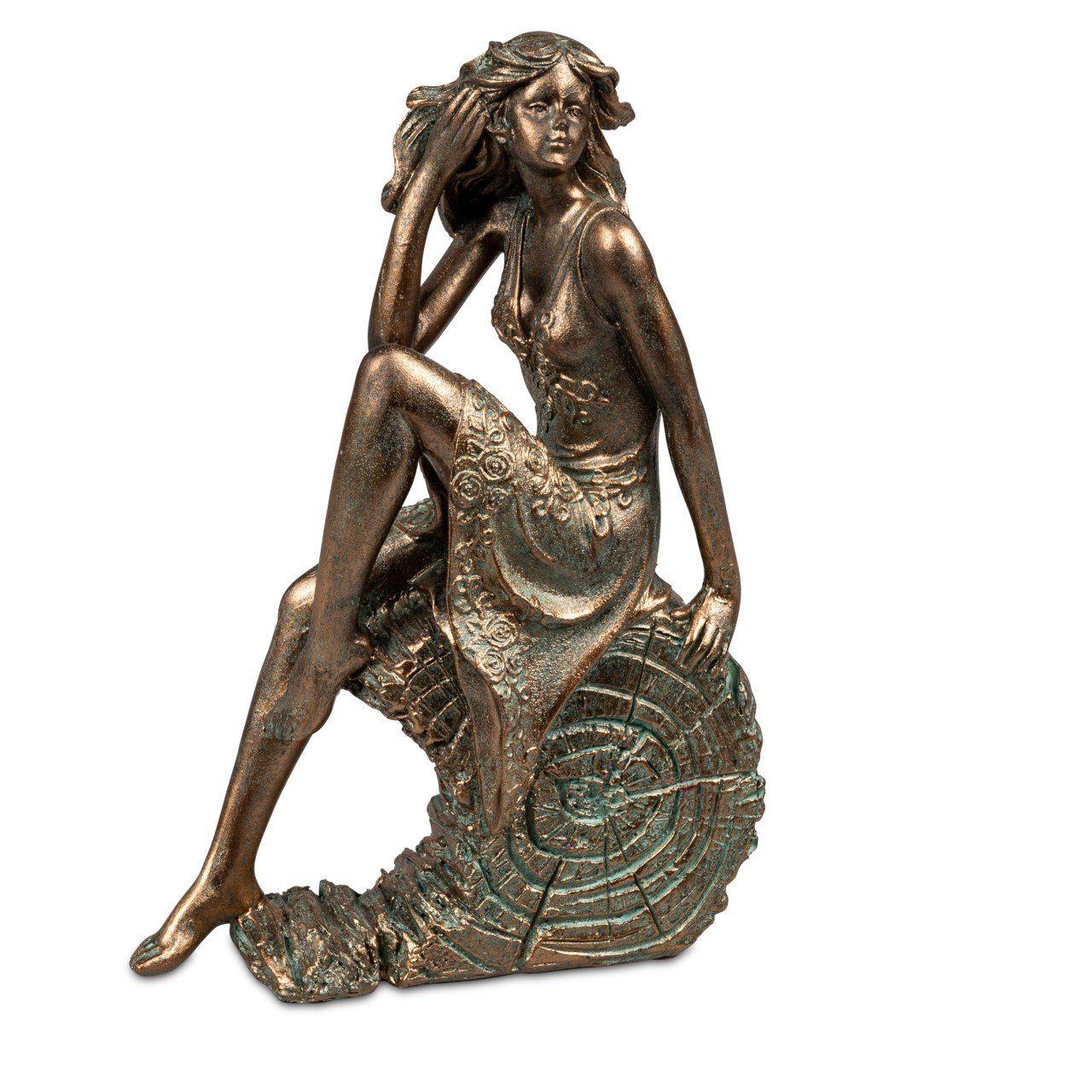 formano Dekofigur, Bronze B:16cm H:22cm Kunststein