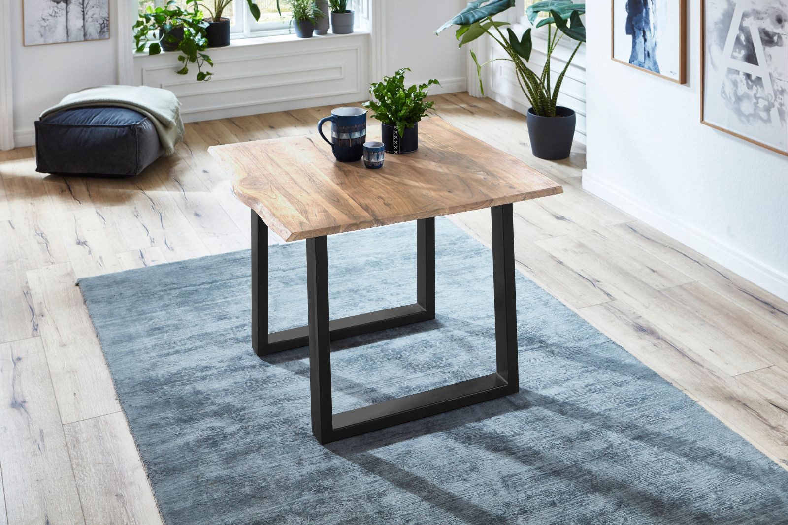 Loreno® Baumkantentisch Noah, massives Akazienholz, natürliche günstig online kaufen