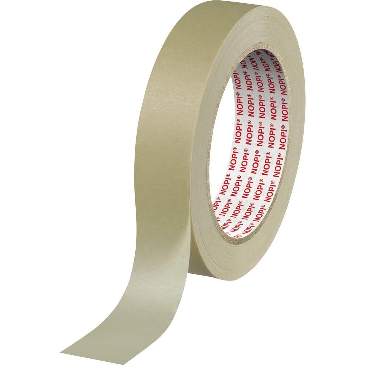 Klebeband NOPI Allzweck-Abdeckband Papier, 25 mm x 50 m, beige
