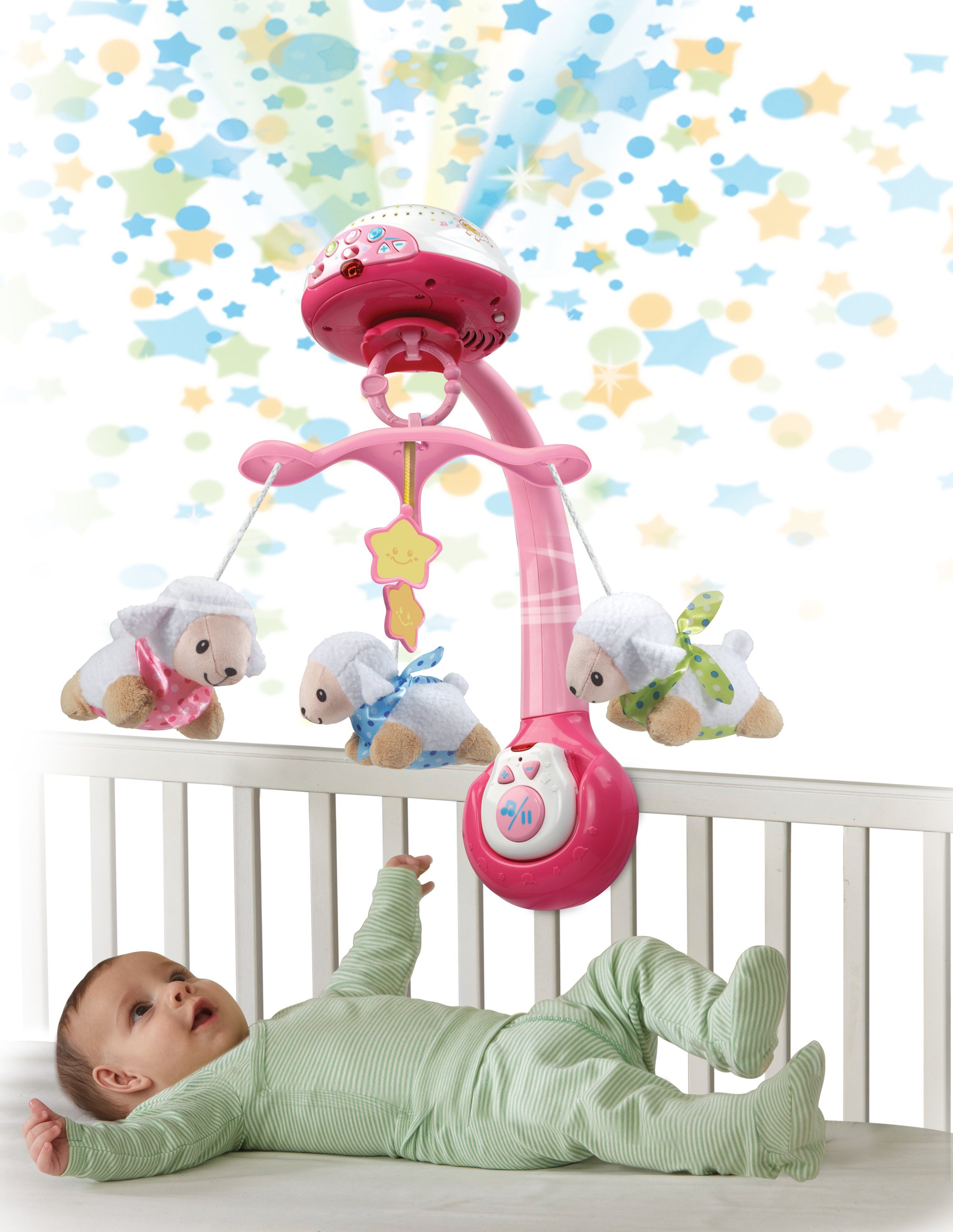 Vtech® Mobile Vtech Baby, Schäfchen-Mobile pink