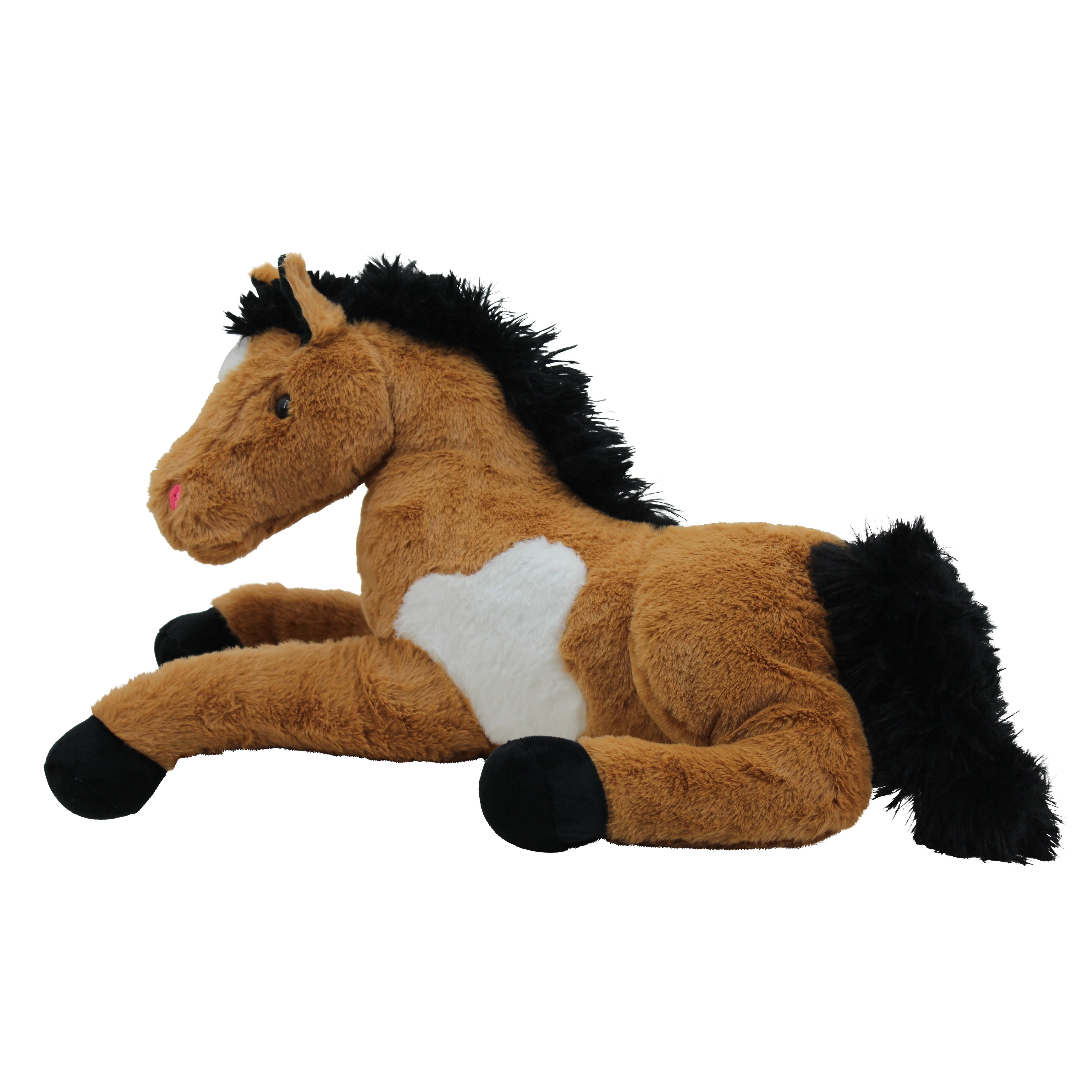 Sweety-Toys Kuscheltier Sweety Toys 5840 Plüschpferd liegend Brownie 70 cm Kuschelpferd