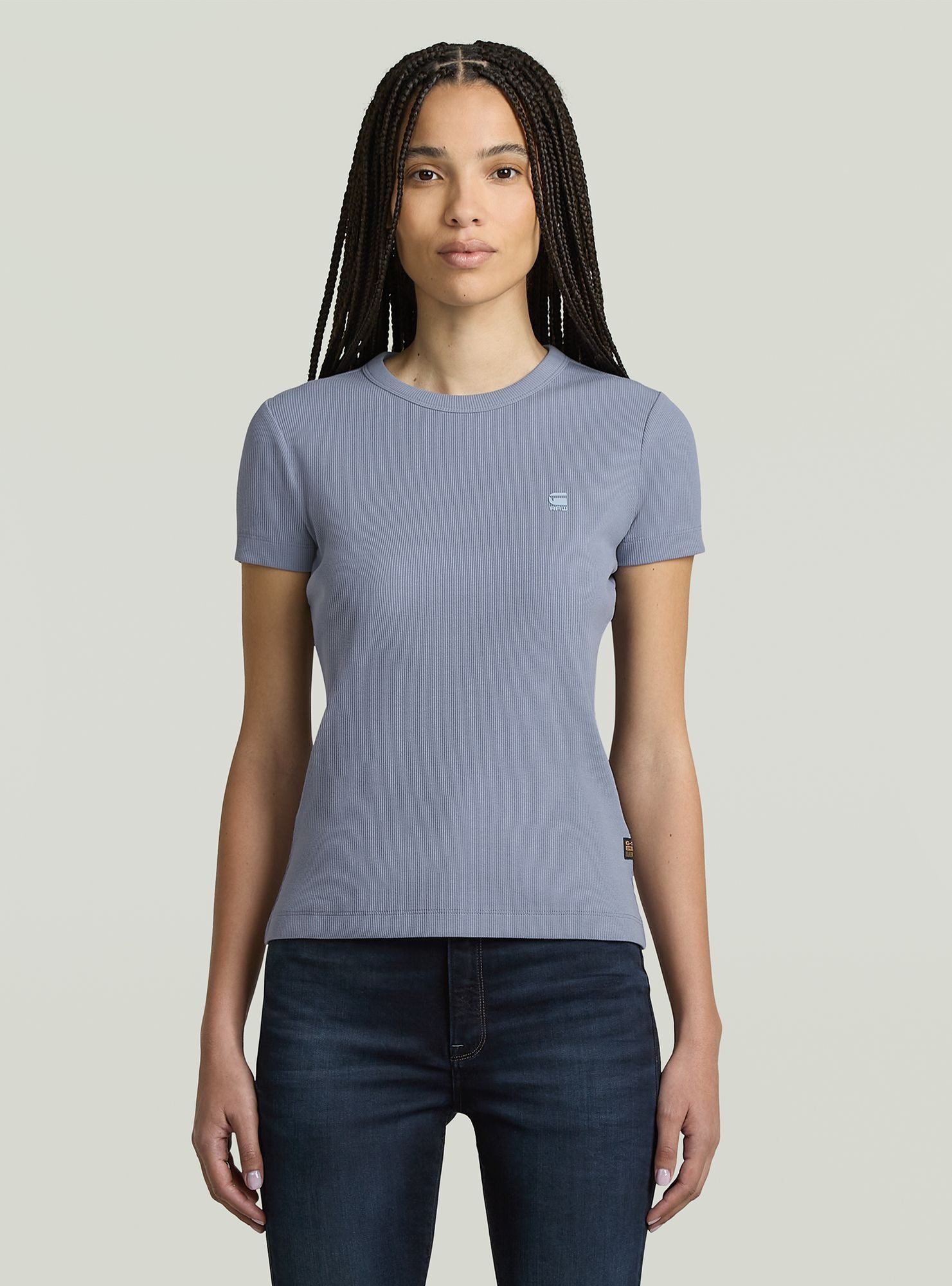 G-STAR T-Shirt Rib Cap Sleeve T-Shirt günstig online kaufen