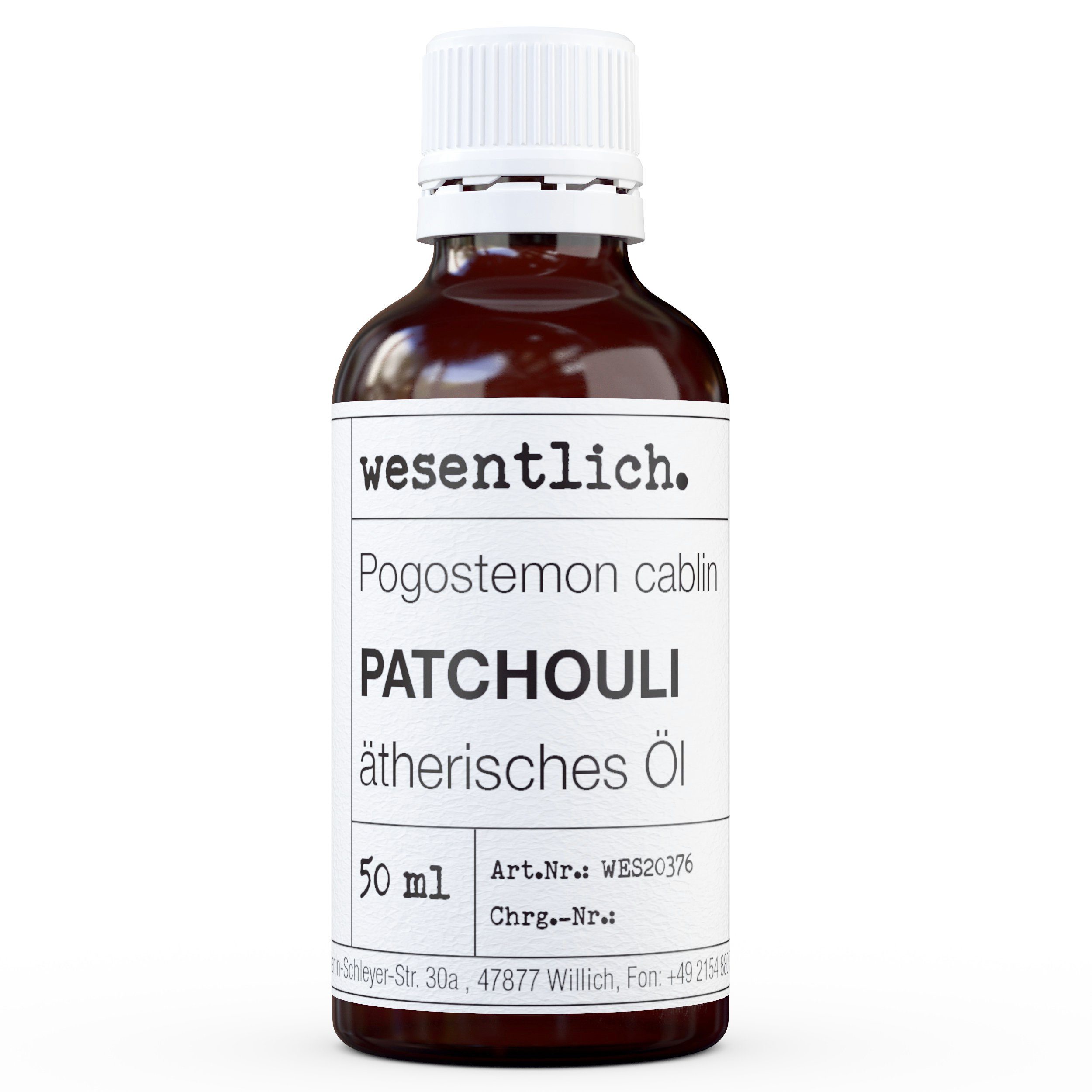 wesentlich. Duftlampe Patchouli 50ml - ätherisches Öl
