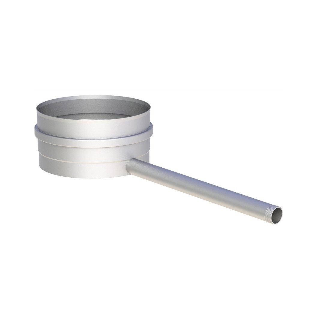 Jeremias Schornstein EW-FU Kondensatschale mit Ablauf 250 mm, 1/2" Nippel, Ø 300 mm, Ø 300 mm