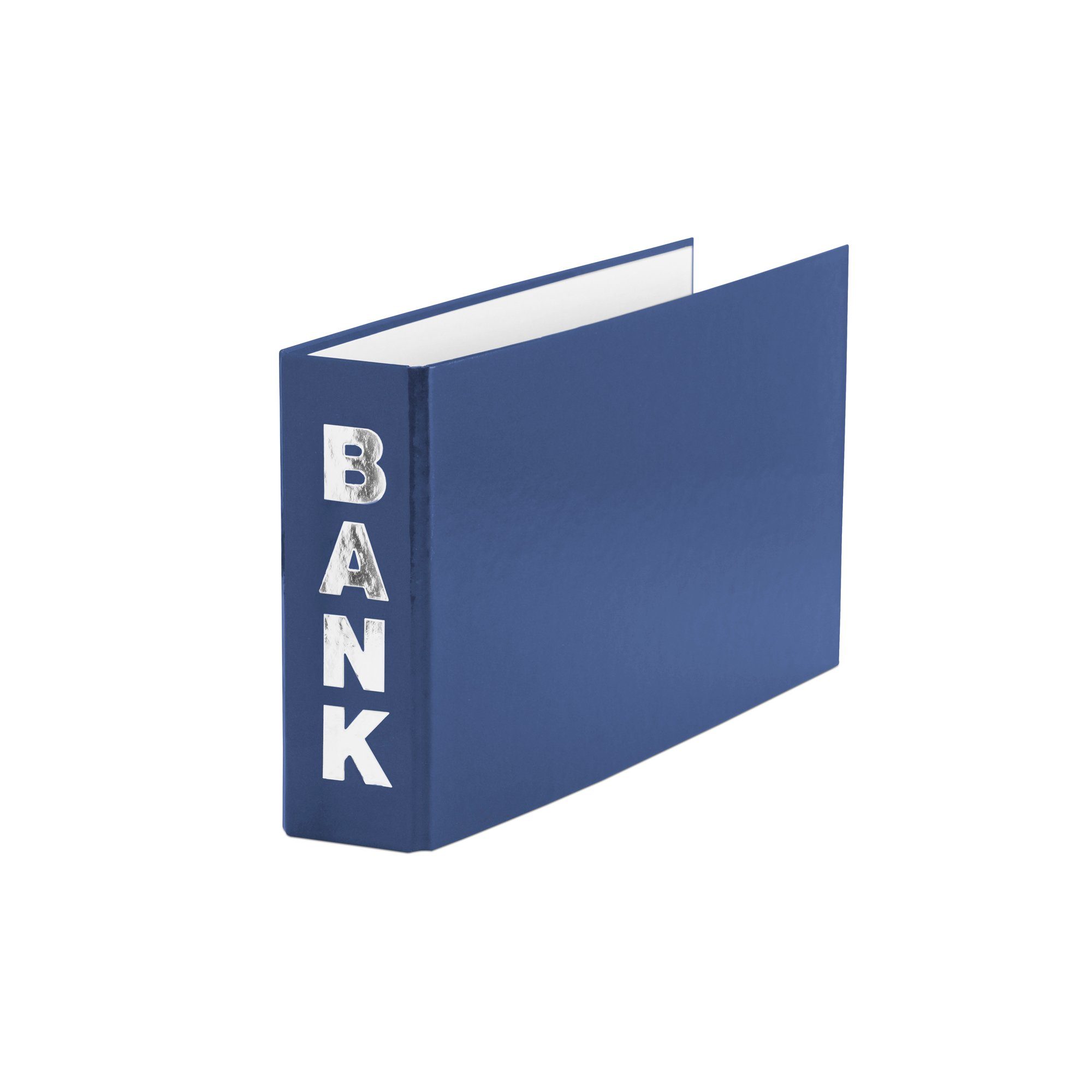 Bankordner 5 Bankordner / 140x250mm / für Kontoauszüge / Farbe: blau