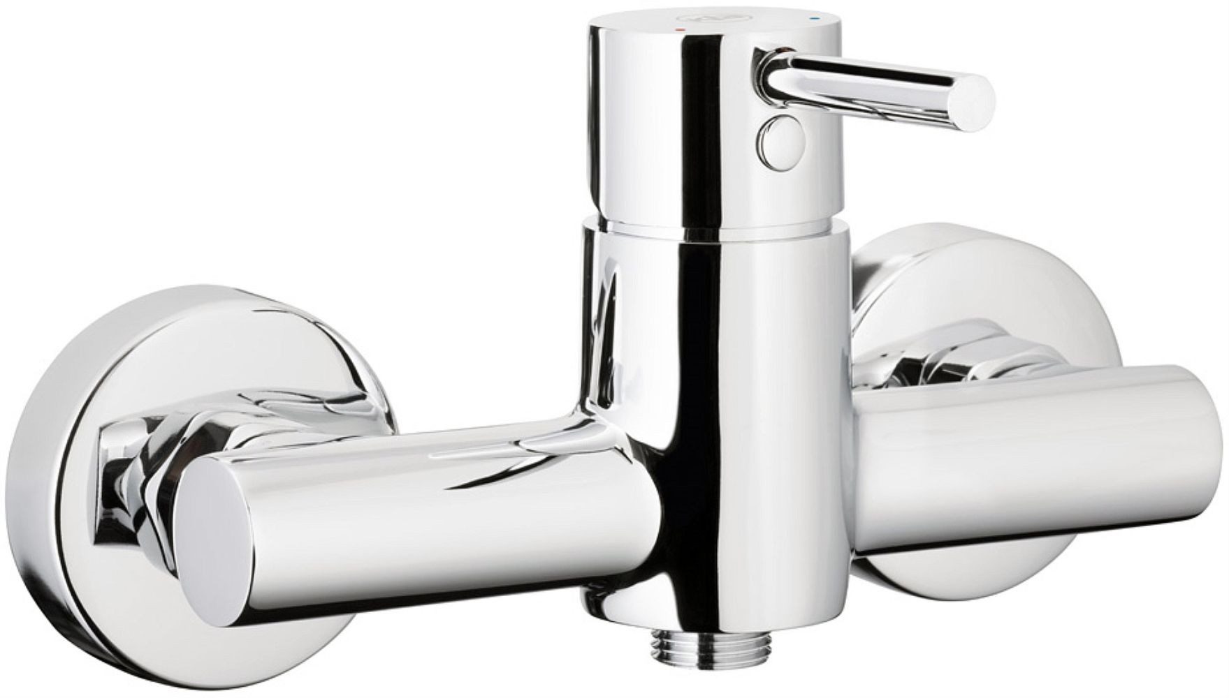 KFA Duscharmatur Neda Mischbatterie für Dusche, Wasserhahn Bad, Brausebatterie in Chrom