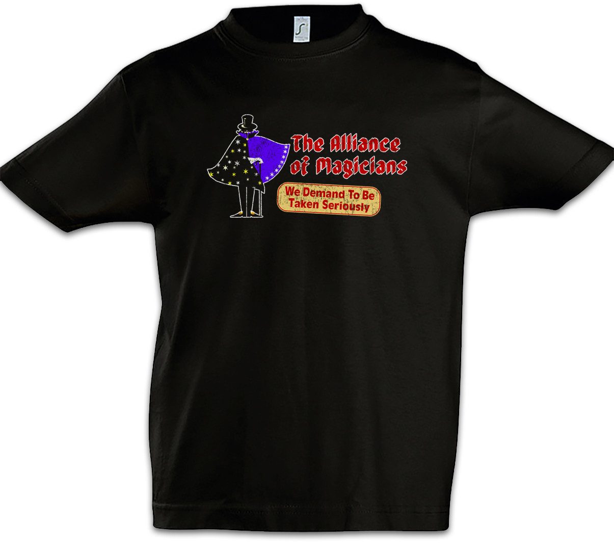 Print-Shirt Alliance Of Magicians Kinder T-Shirt Arrested Sign Zeichen Development