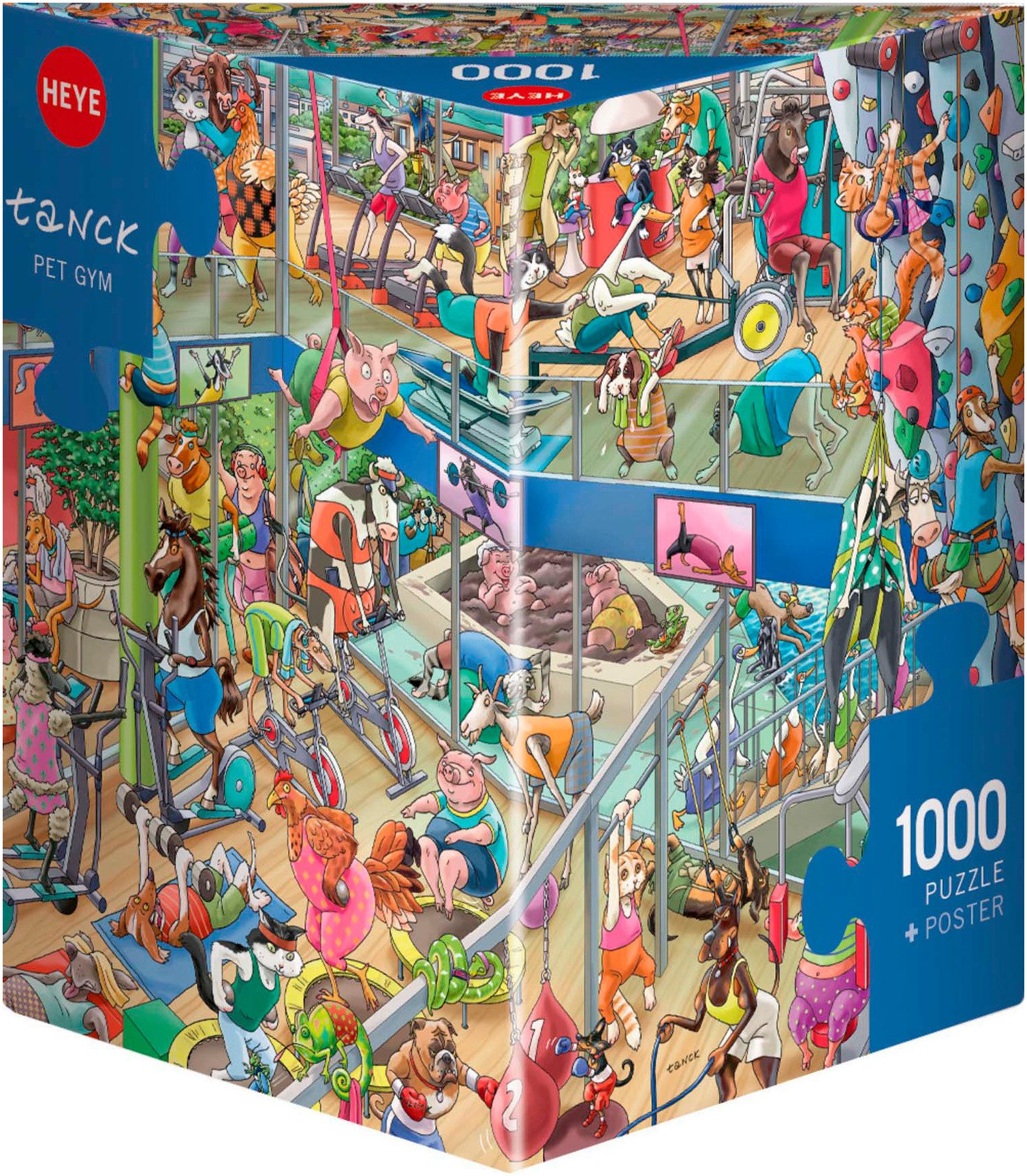 HEYE Puzzle Pet Gym, 1000 Puzzleteile, günstig online kaufen