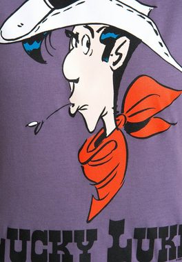 LOGOSHIRT T-Shirt Lucky Luke Portrait mit coolem Frontprint