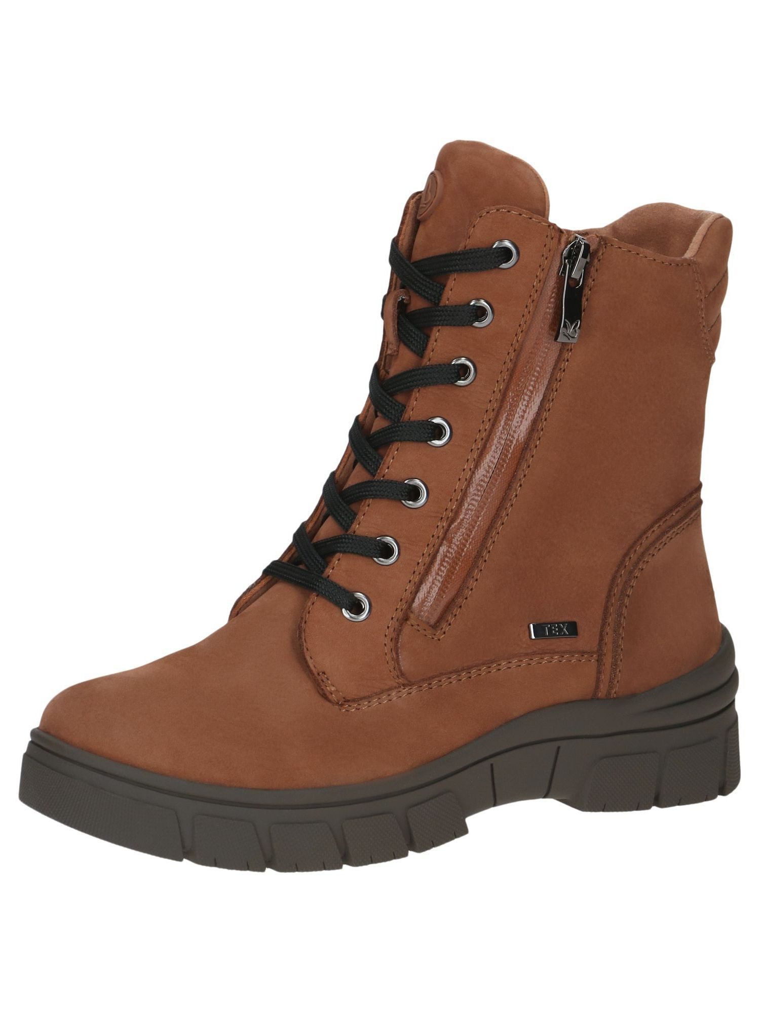 Damen Schnurstiefelette Braun