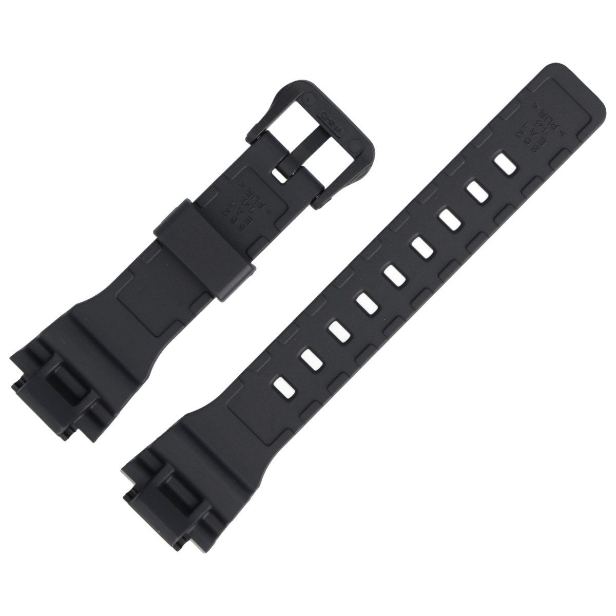 21mm CASIO Uhrenarmband STL S300H Schwarz Kunststoff STL-S300H