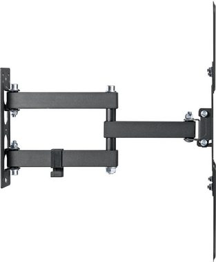 Schwaiger LWH33040 TV-Wandhalterung, (bis 55 Zoll, neigbar, schwenkbar, bis 30kg, bis 400x400mm, integrierte Kabelführung, schwarz)