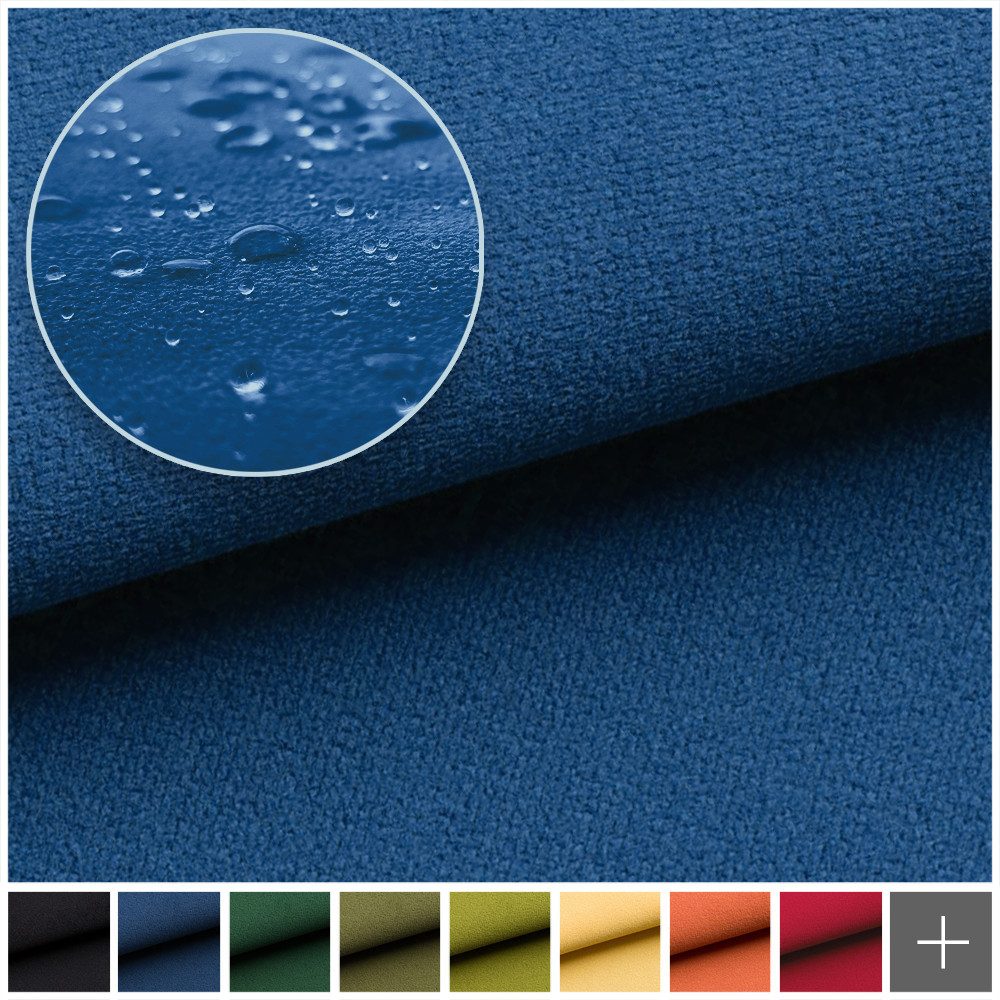 novely® Stoff TRITON - Wasserabweisender Microfaser Velours-Möbelstoff Wildleder-Opt, Wasserfest, Schmutzabweisend, Meterware, 1lfm – Bild 3 von 5