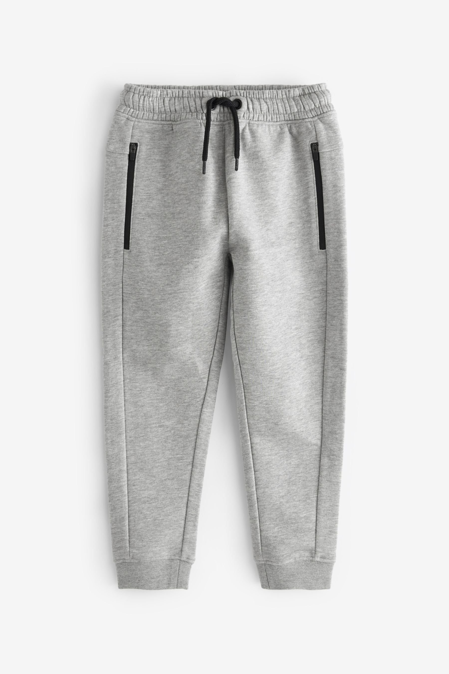 Next Jogginghose Grey Jogginghose Reißverschlussdetail (1-tlg) mit