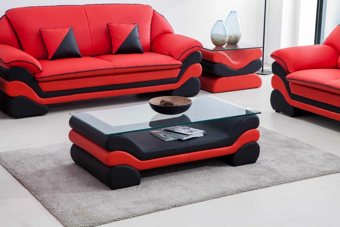 Made Couch Klassische Leder, 3+2+1 Europe Sofagarnitur JVmoebel in Set Sofa Komplett Polster