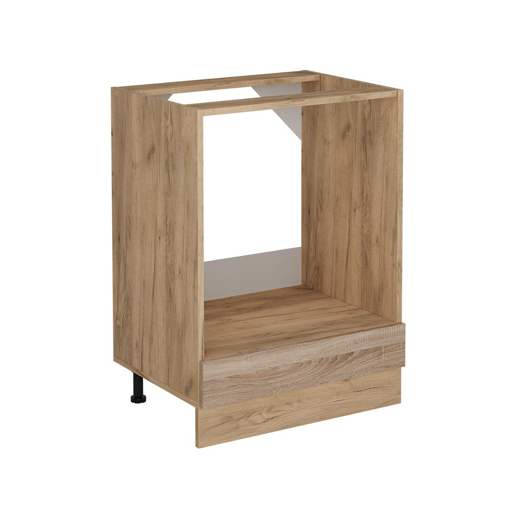 Vicco Herdumbauschrank R-Line, Sonoma/Goldkraft Eiche, 60 günstig online kaufen