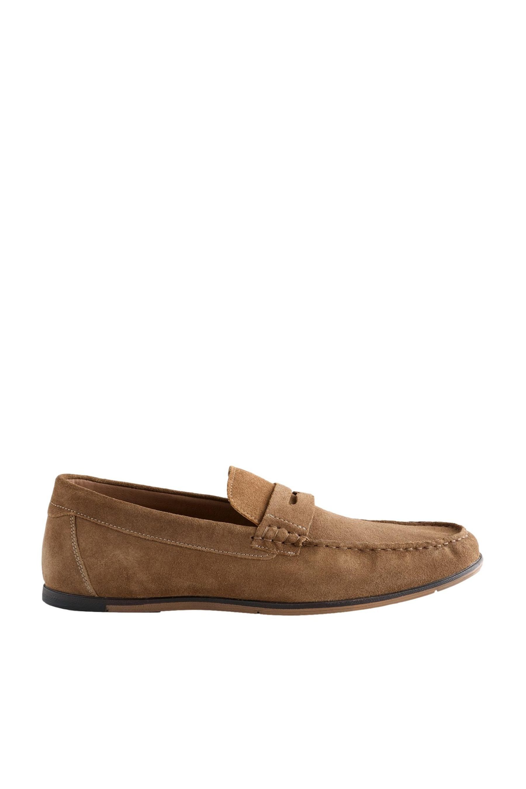 Next Loafer aus Velourskunstleder, schmale Passform Loafer (1-tlg)