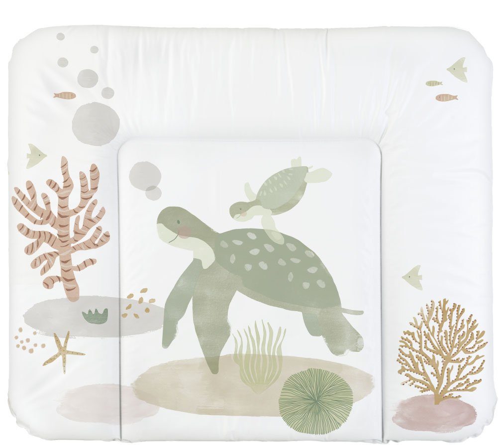 Rotho Babydesign Wickelauflage Sea Life, breit; Made in Europe Motiv Sea Life