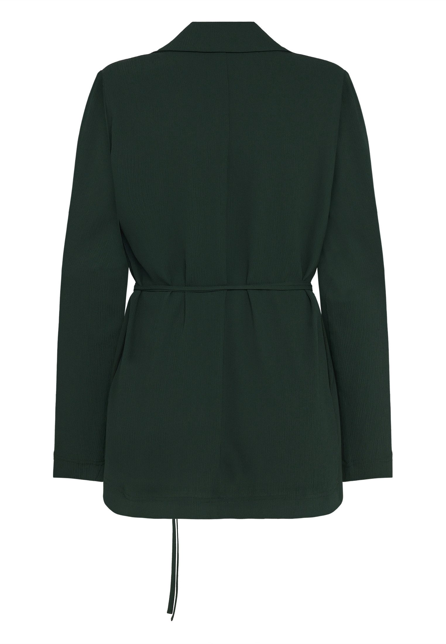 Zero Jackenblazer Damen strukturiert mit Bindedetail Schnalle